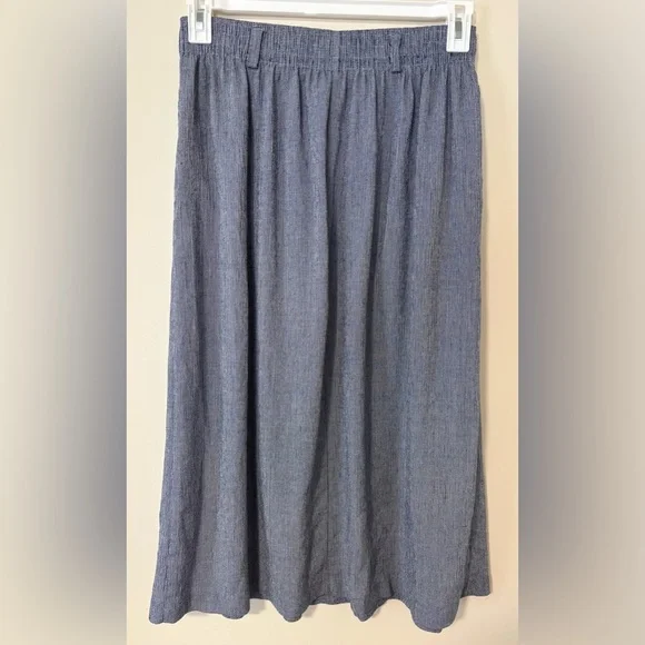 Vintage Gingham Cottagecore Midi Skirt - Picture 3 of 6